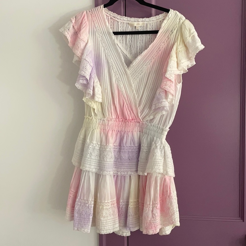 LoveShackFancy lace dress size M